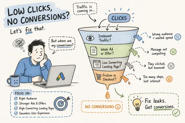 Why Your Google Ads Aren't Converting (And How to Fix It)